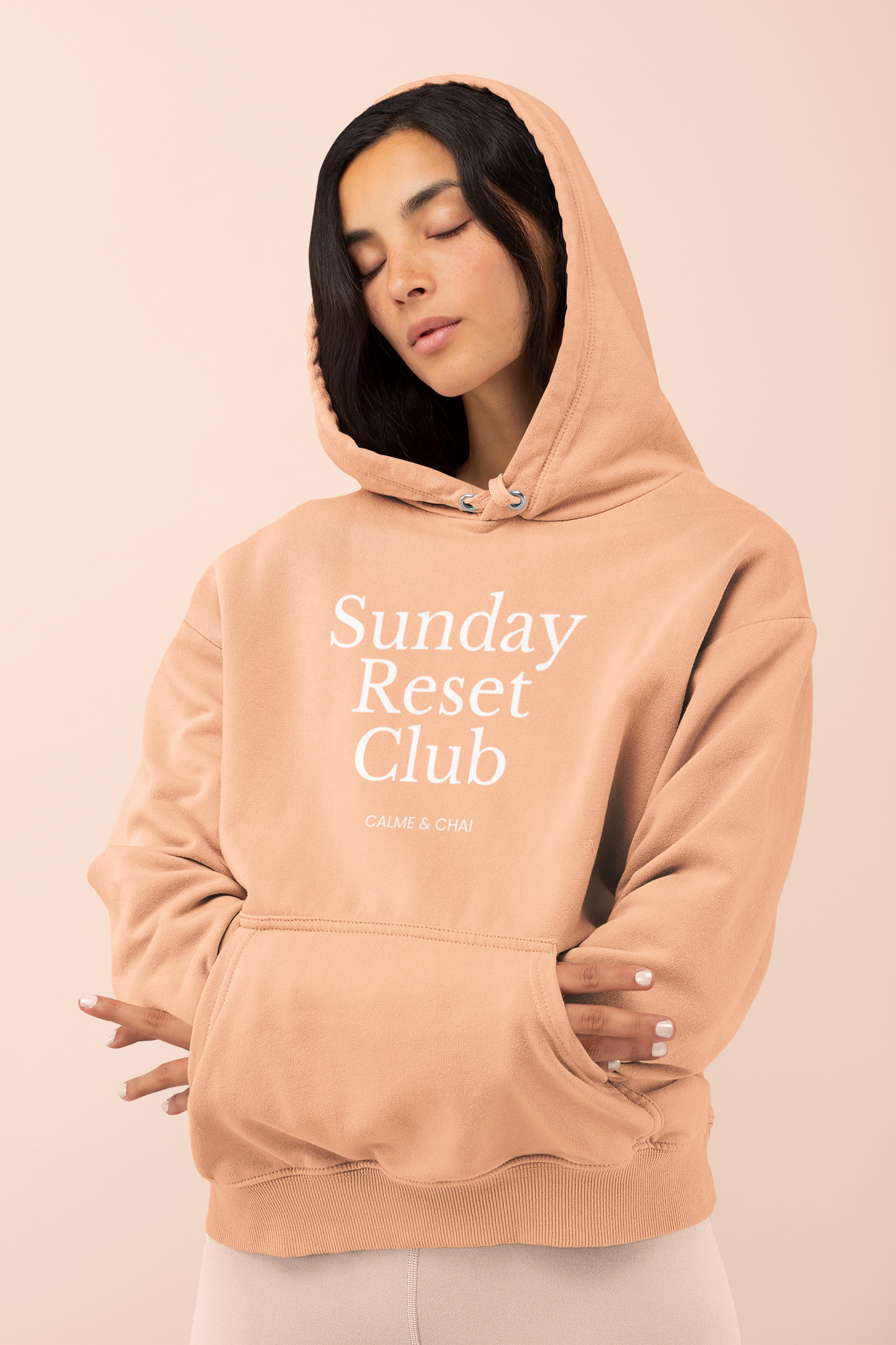 "Sunday Reset Club by Calme & Chai" Hoodie