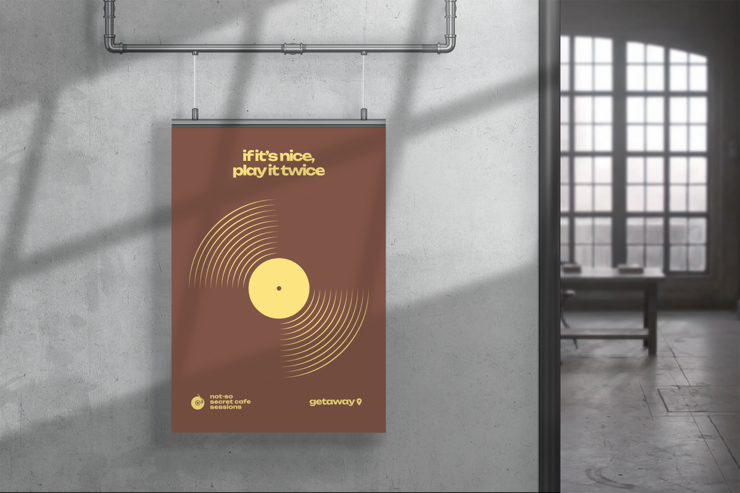 Secret Cafe Sessions 003 "If it's nice, play it twice" Poster