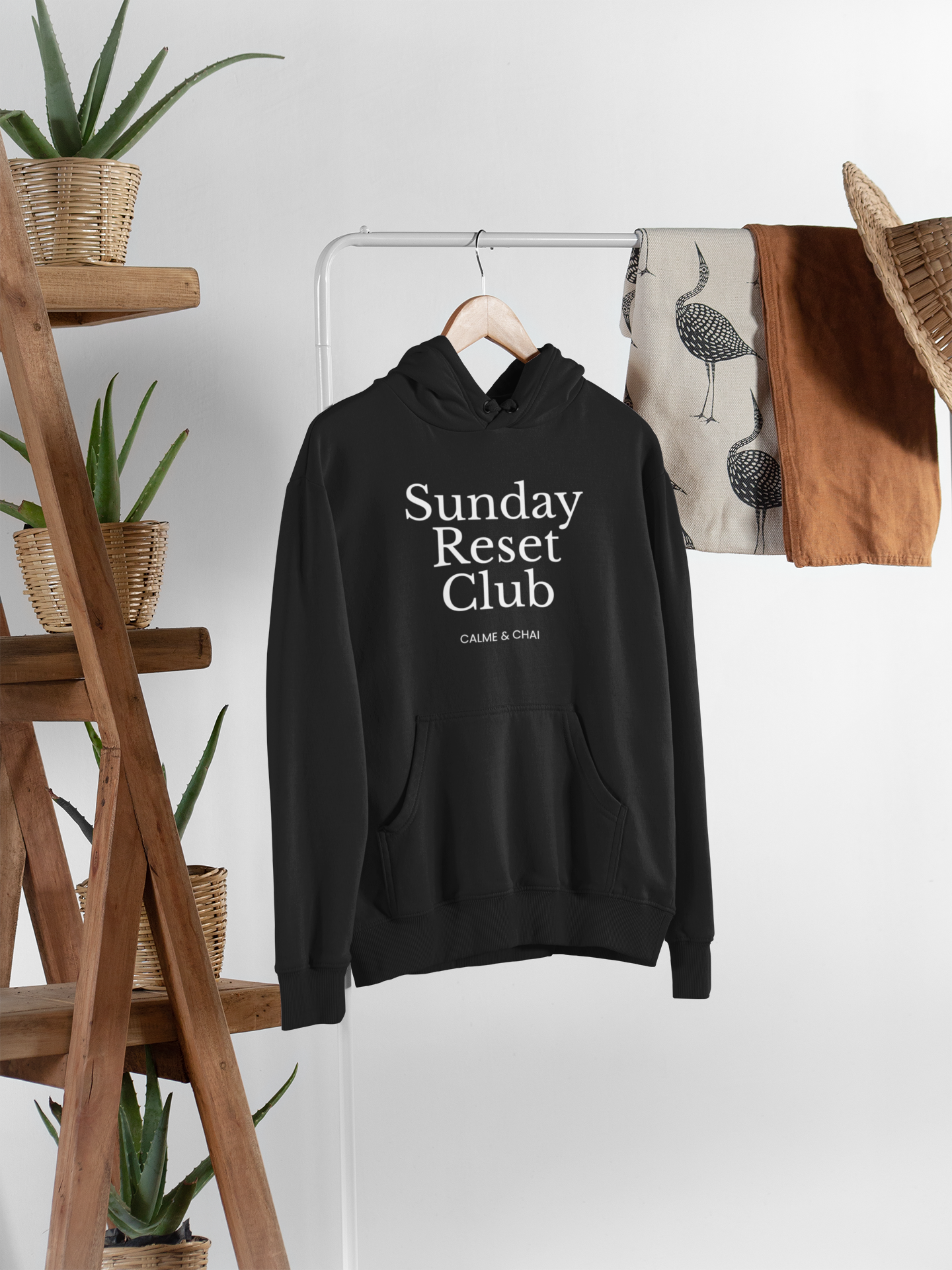"Sunday Reset Club by Calme & Chai" Hoodie