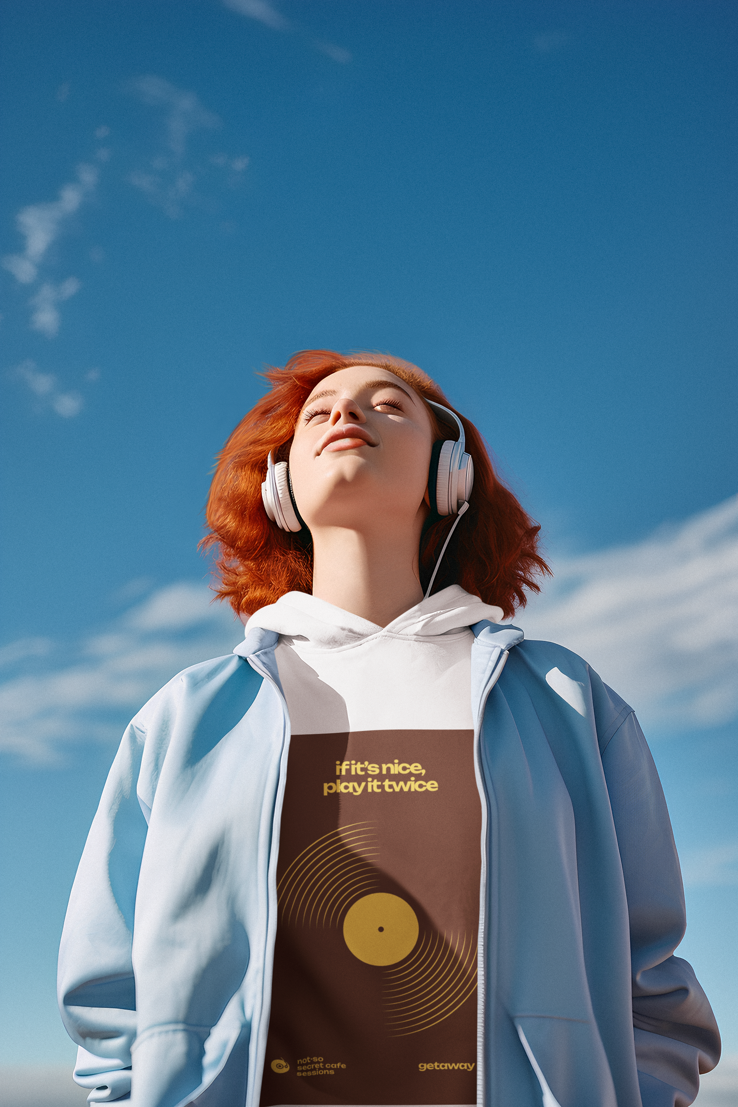 Secret Cafe Sessions 003 "If it's nice, play it twice" Hoodie