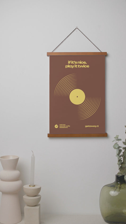Secret Cafe Sessions 003 "If it's nice, play it twice" Poster